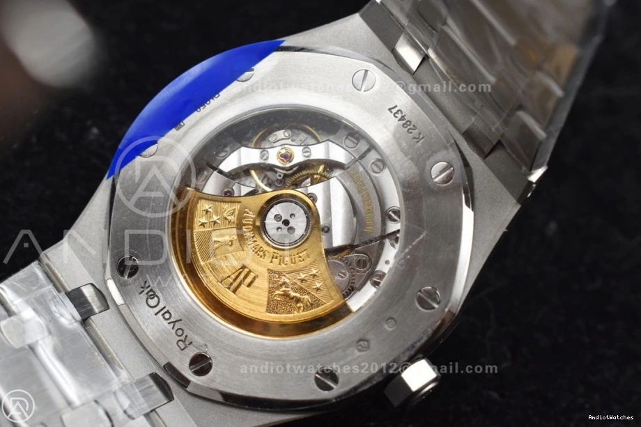 SS Versatile Frosted Bracelet 15400 1095 Edition A SS on ZF Blue Oak Royal Case 1:1 Best 41mm Dial Textured 1216